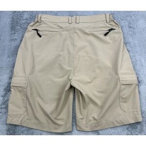 Mapamyumco Women Shorts L Beige Cargo Sports Outdoors Breathable Ripstop UPF 50+